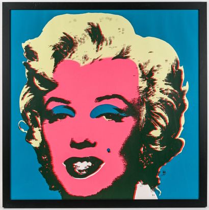 Based on Andy WARHOL 
Maryline
Color silkscreen...