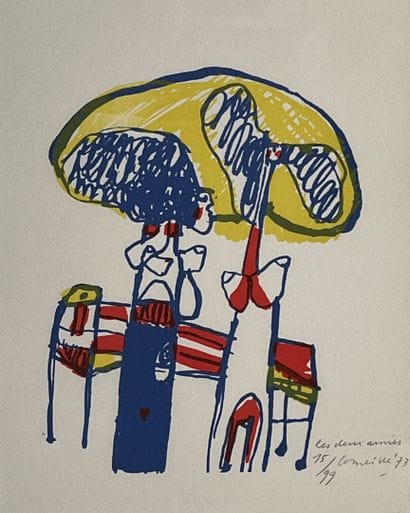 CORNEILLE (1922-2010)
Les deux amies, 1973
Lithograph...
