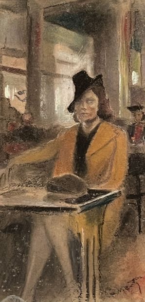 Aymeric de PANAT (1885-1965)
Lady with hat...
