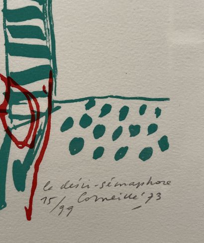 CORNEILLE (1922-2010)
Les désirs sémaphores,...