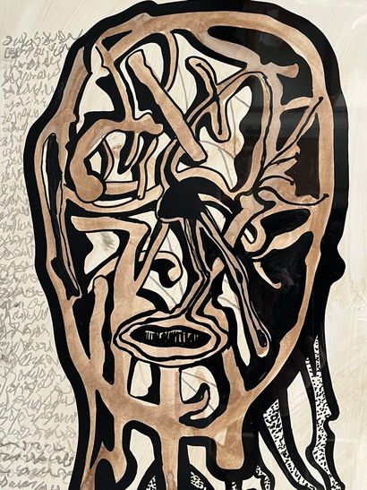 Michel BATLLE (1946)
Abstract composition
Ink...