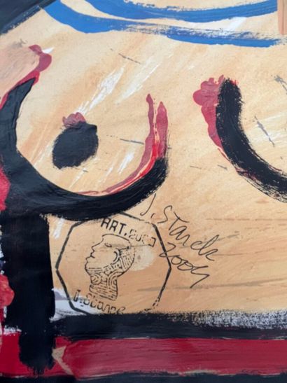 Jean STARCK (XX)
Mona Lisa
Oil on paper,...