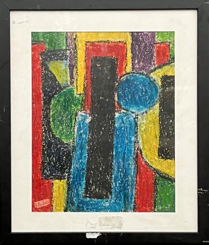 Isaac PAILES (1895-1978)
Untitled 
Grease...