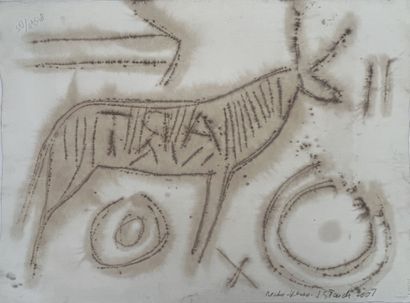 Jean STARCK (XX)
Pre-writing
Wash on paper...