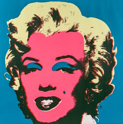 Based on Andy WARHOL 
Maryline
Color silkscreen...