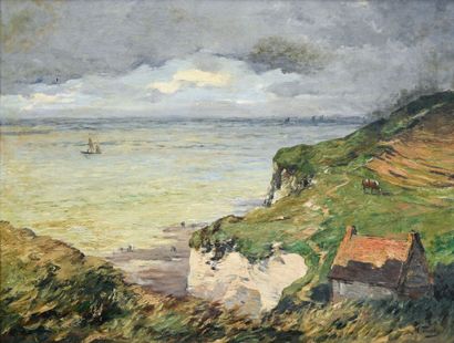 William THORNLEY (1857-1935)
Cliffs by the...