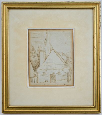 André LHOTE (1885-1962)
House
Ink on paper...
