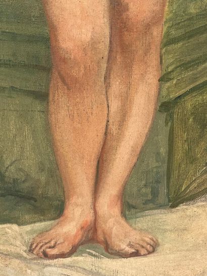 L. BOUDET 20th century
Standing nude
Oil...