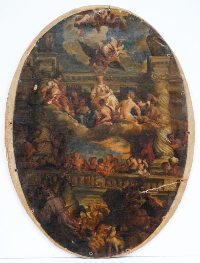D'après Paul VERONESE
Le triomphe de Venise
Huile...