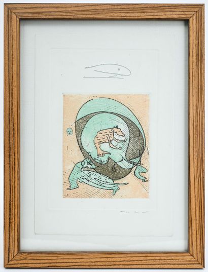 Max ERNST (1891-1976)
Musée de l'Homme, 1965
Eau...