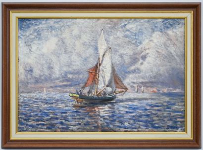 Edvard DIRIKS (1855-1930)
Sur un tapis de...
