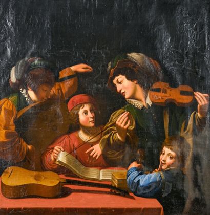 ECOLE BOLONAISE XVIIe, ENTOURAGE DE LEONELLO...