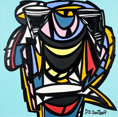 Did DONTZOFF (né en 1956). 
Sans titre
Acrylique...