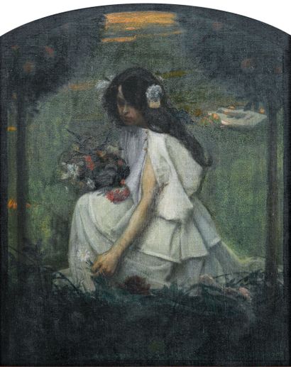 Henri BELLERY-DESFONTAINES (1867-1909)
Ramasseuse...