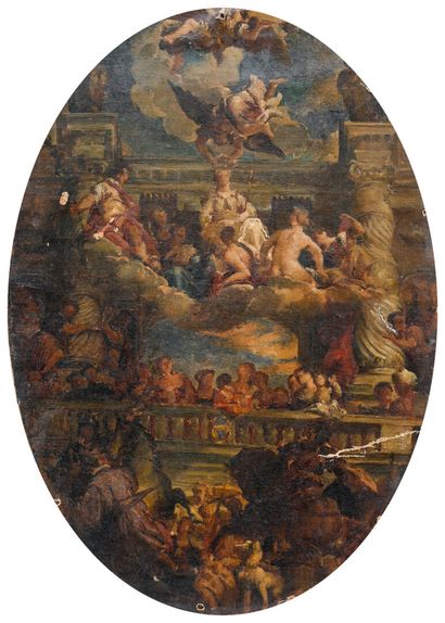 D'après Paul VERONESE
Le triomphe de Venise
Huile...
