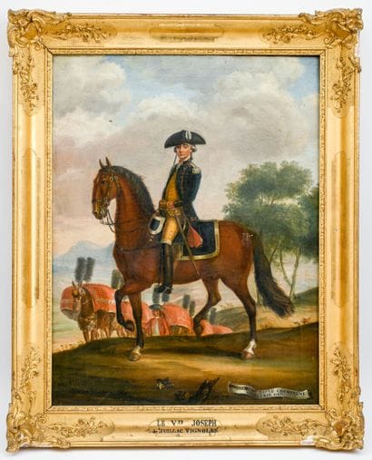 ECOLE FRANCAISE de la fin du XVIIIe siècle
Portrait...