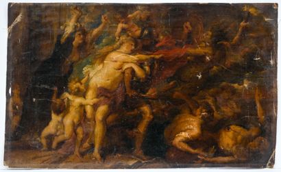 D'après RUBENS
Les horreurs de la guerre
Huile...