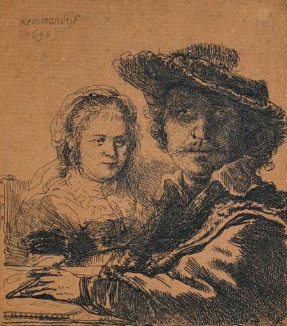 REMBRANDT VAN RIJN (1606 - 1669)
Autoportrait...