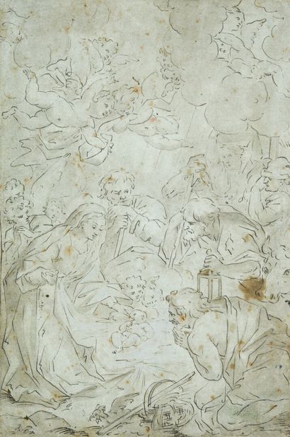 ECOLE FRANCAISE XVIIIe
Nativité
Encre et...