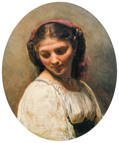 Henri Leopold GIRARDET (1848-1917)
Portrait...