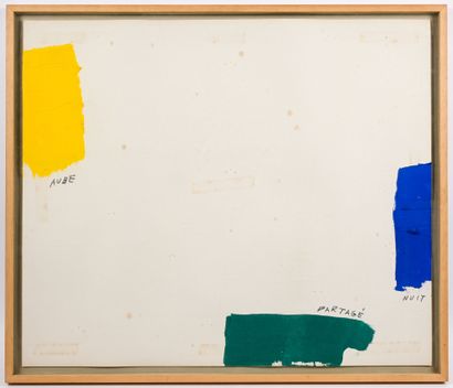 Angel ALONSO (1923-1994)
Aube - Nuit - Partagé,...