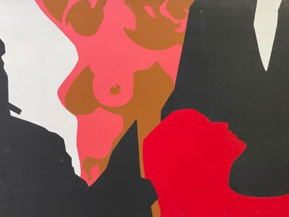 Philippe CARRE (1930-2022)
Couple - Diptyque
Acrylique...