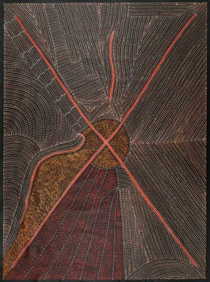 Kathleen PETYARRE (c 1940-2018) - ART ABORIGENE
Mountain...