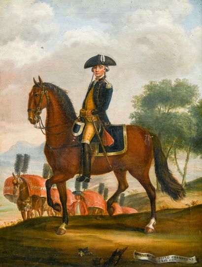 ECOLE FRANCAISE de la fin du XVIIIe siècle
Portrait...
