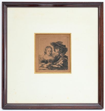 REMBRANDT VAN RIJN (1606 - 1669)
Autoportrait...