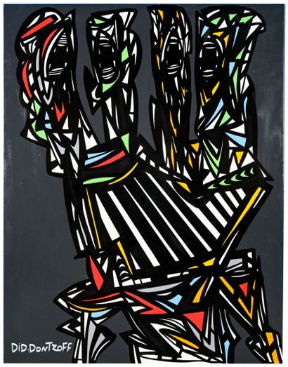 Did DONTZOFF (né en 1956). 
Sans titre
Acrylique...