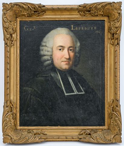 ECOLE FRANCAISE XVIIIe
Portrait d'un avocat...