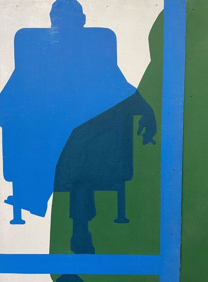 Philippe CARRE (1930-2022)
Hommes-femmes
Triptyque
Acrylique...