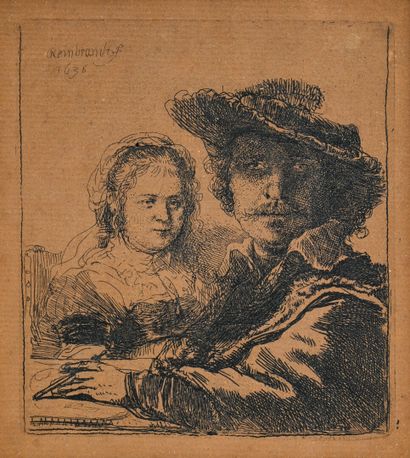 REMBRANDT VAN RIJN (1606 - 1669)
Autoportrait...
