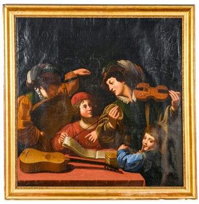 ECOLE BOLONAISE XVIIe, ENTOURAGE DE LEONELLO...