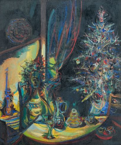 Jean CARZOU (1907-2000)
L'arbre de Noël,...