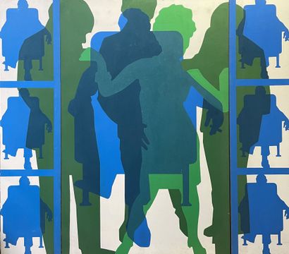 Philippe CARRE (1930-2022)
Hommes-femmes
Triptyque
Acrylique...