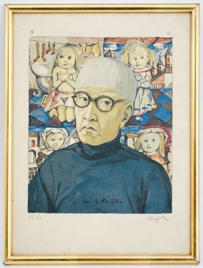 Léonard-Tsuguharu FOUJITA (1886-1968)
Autoportrait,...