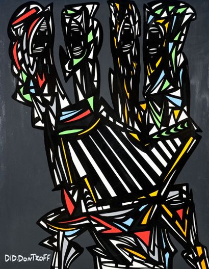 Did DONTZOFF (né en 1956). 
Sans titre
Acrylique...