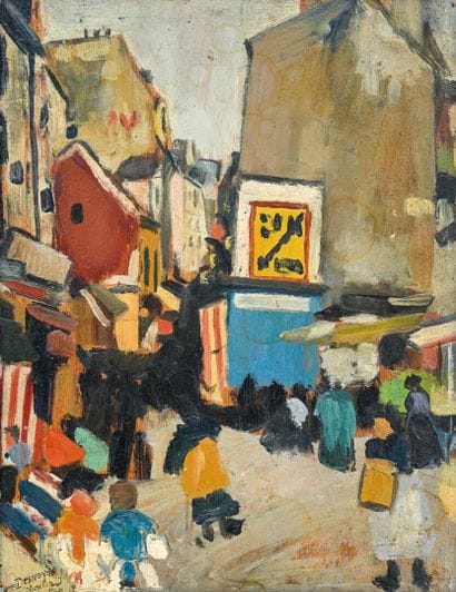 François DESNOYER (1894-1972)
Rue Mouffetard,...