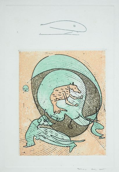 Max ERNST (1891-1976)
Musée de l'Homme, 1965
Eau...