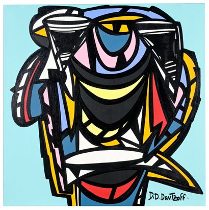 Did DONTZOFF (né en 1956). 
Sans titre
Acrylique...