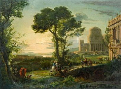 Eugène BLASSET (XIXe-XXe)
Ruines animées
Huile...