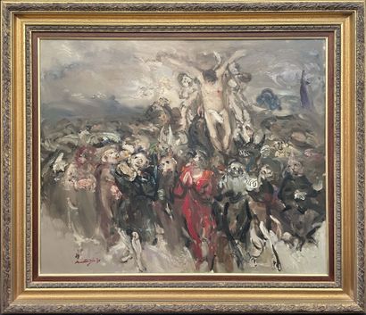 Philippe MONTEAGUDO (1936-2016)
Crucifixion
Oil...
