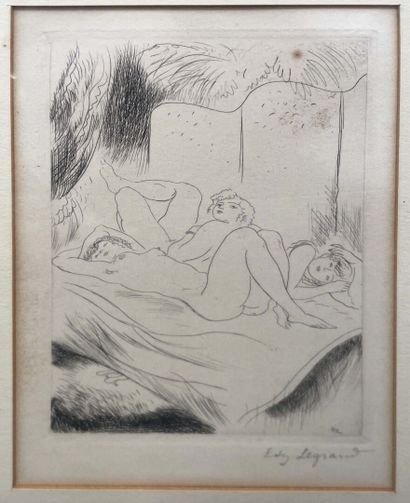 Edy LEGRAND (1892-1970)
The harem at rest
Etching...