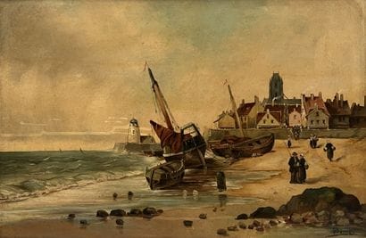 FRENCH SCHOOL late 19th century
Lively Breton...