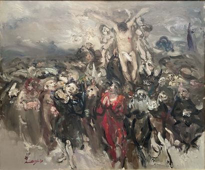 Philippe MONTEAGUDO (1936-2016)
Crucifixion
Oil...