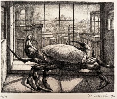 Erik DESMAZIERES (1948)
Crab at the Window
Etching...
