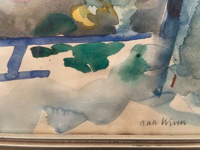 Ann WINN (1930-2015)
The window
Watercolor...