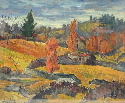 Antoine JACQUEMOND (1885-1970)
Landscape...