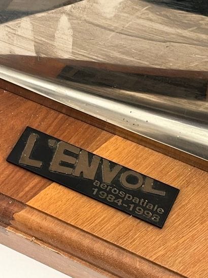 CONTEMPORARY WORK
Chromed metal wing in the...